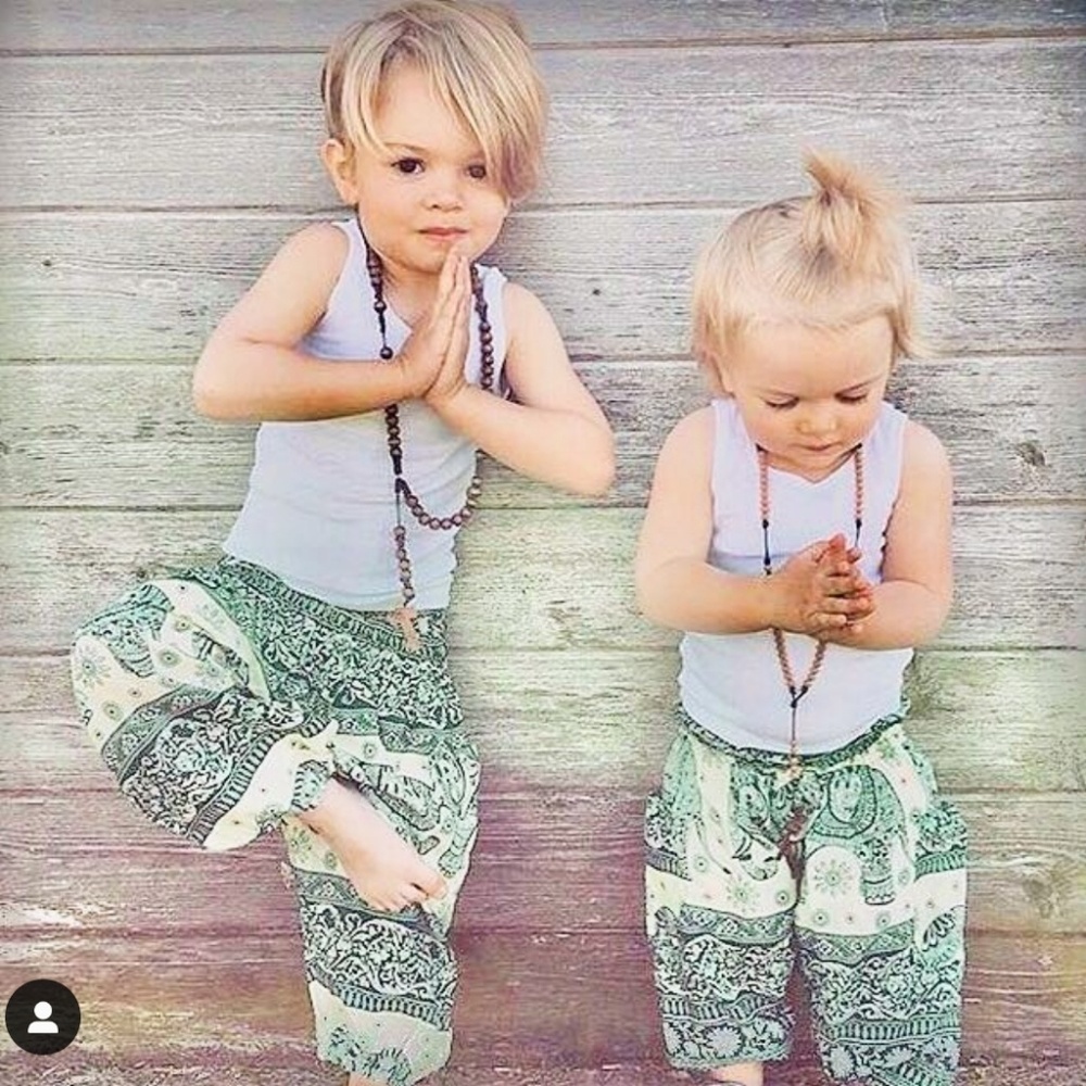 NWT Unisex Navy Blue Harem Pants (for lil kids)